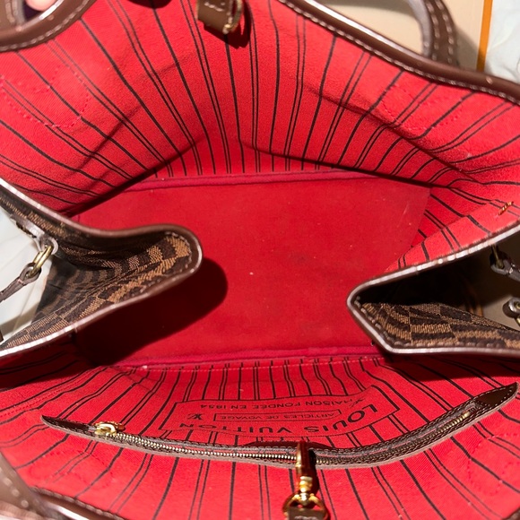 LOUIS VUITTON DAMIER EBENE NEVERFULL MM - Picture 4 of 6